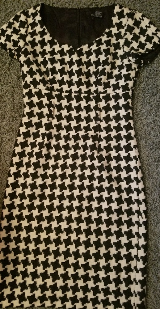 Black and white dress